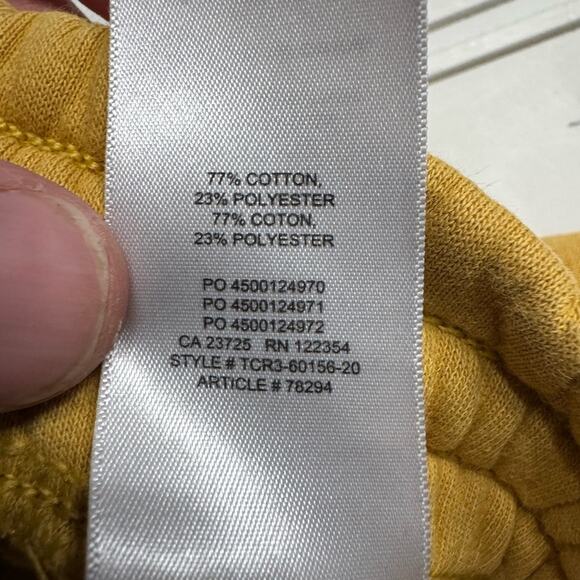 Aritzia TNA Cozy AF Yellow Fleece Sweatpants Joggers Size XS - Picture 5 of 6